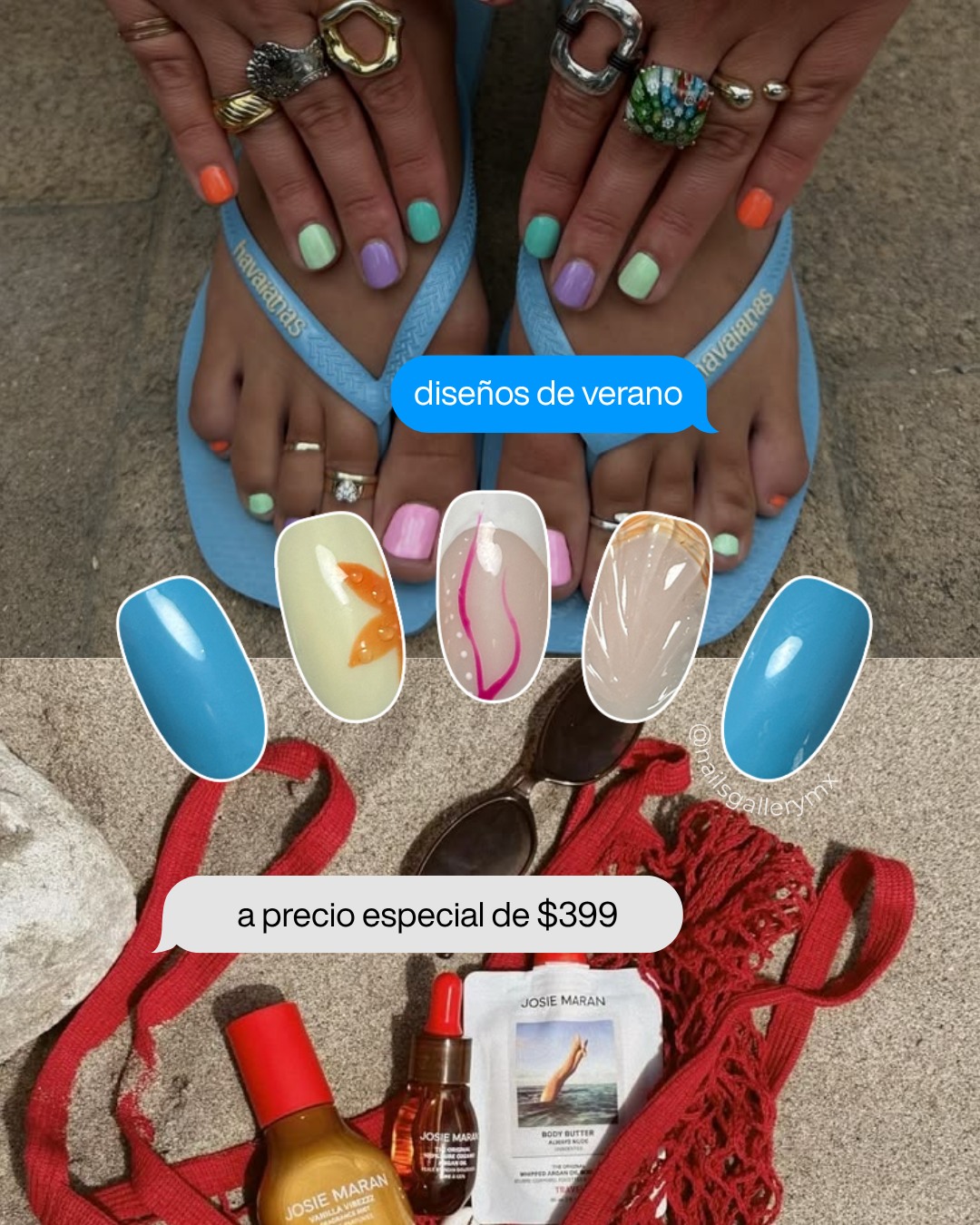 Diseño Verano 6 — Azul y Ondas