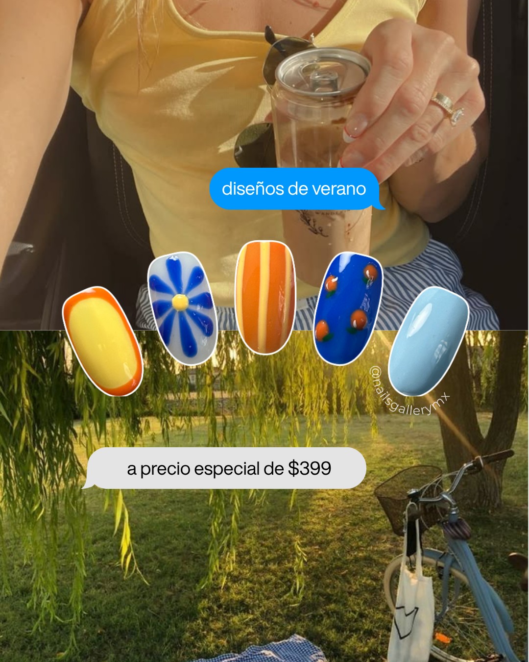 Diseño Verano 8 — Margarita y Azul