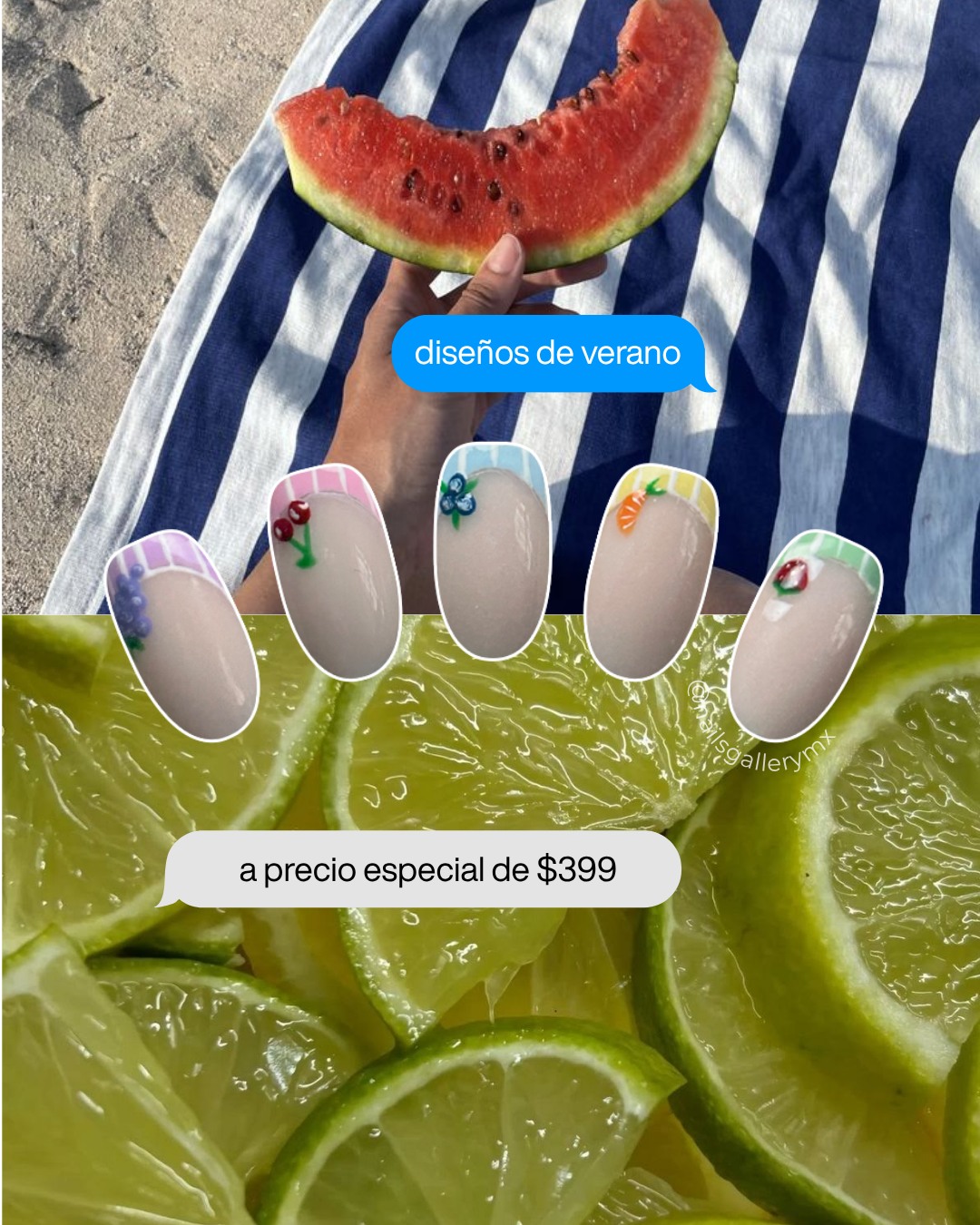 Diseño Verano 9 — Francesas en Cuadrícula